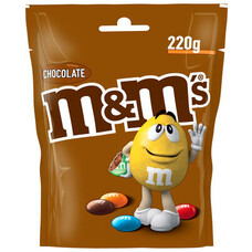 M&m chocolade in verpakking 27 stuks - 220 gram