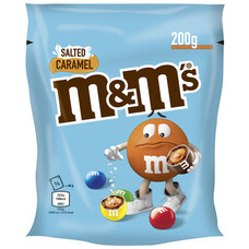 m&m's zakje gezouten karamel 27 stuks - 200gr.