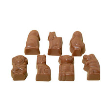Chocolade figuurtjes melkchocolade - Du Barry 1.75 kg