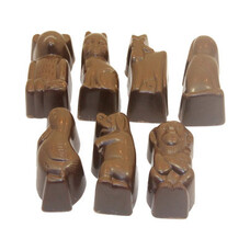 Chocolade figuren met vanillesmaak 1.75 kg