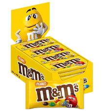 m&m met pinda's 45 gram - 24 stuks