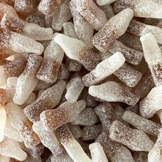 Zure snoep cola flesjes