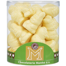 Paasfiguren witte chocolade- 500 gram