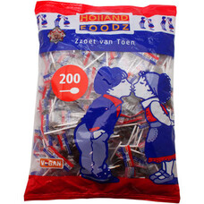 Cola lollies voor carnaval 4,6gr - 200 stuks
