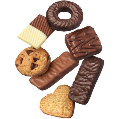 Chocolade biscuits 120 koekjes bestellen!