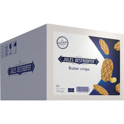 Jules Destrooper butter crisps - 150 stuks bestellen!