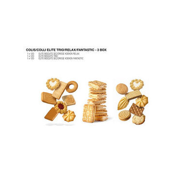 Koekjesmix Trio/relax/fantastic - 3 box bestellen!