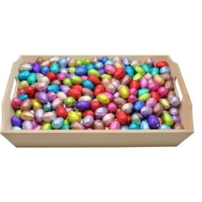 Bulk paaseitjes op houten schaal bestellen?
