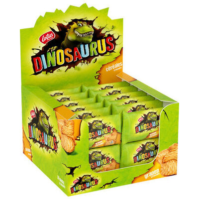Lotus dinosaurus koekjes 24 stuks bestellen