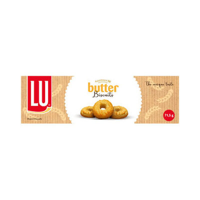 Lu Butter Biscuits 71gr - 24 stuks