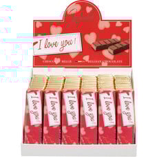Hamlet Reep Melkchocolade I Love You 45gr x 54 stuks