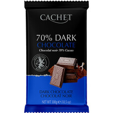 Cachtet Extra Dark Chocolate (70%) 300gr x 12 stuks