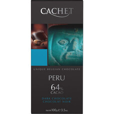 Cachet Tablet Pure Chocola 64% 100gr x 12 stuks