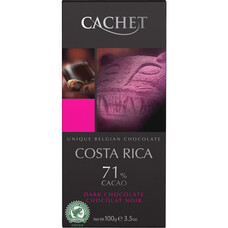 Pure Chocolade 70 Procent Cachet Costa Rica 100gr x 12 stuks