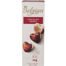 Chocolade Hartjes 65gr x 10 stuks