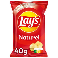 Lays Zout 40gr x 20 stuks