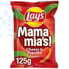 Mama Mia Chips Lays 125gr x 9 stuks