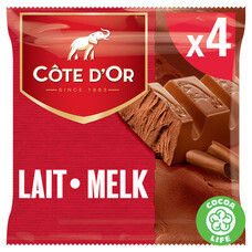 Cote d'or Chocolade Melk (4x47g) x 24 stuks