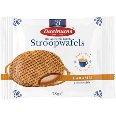 Daelmans Mini Caramel Stroopwafels 78gr - 36 stuks bestellen