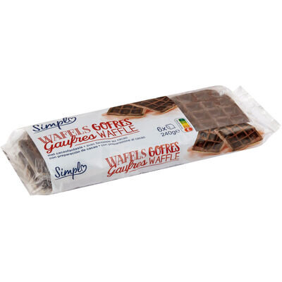 Wafels Chocola 240gr - 16 stuks kopen