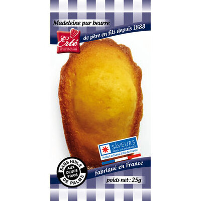 Madeleintje 25gr - 120 stuks bestellen