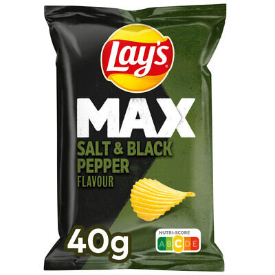 Snackfans opgelet: Lay’s Max Peper en Zout nu extra voordelig en razendsnel geleverd.