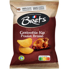 Brets Poulet Braise  125gr x 10 stuks