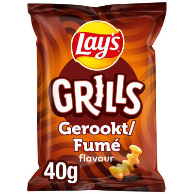 Heerlijke Lay’s Grills vol smoky grill-crunch scherp geprijsd!