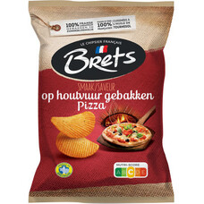 Brets Pizza Au Feu De Bois Chips 125gr x 10 stuks