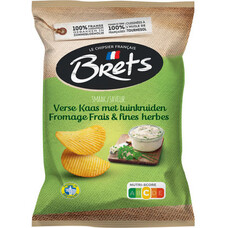 Chips Brets Fromage Frais et Fines Herbes 125gr x 10 stuks