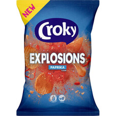 Paprika Croky Explosions 150gr x 9 stuks