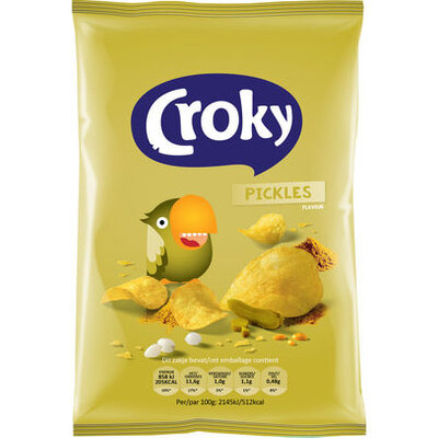 Chips Pickles van Croky 20 stuks voor grootverbruik!