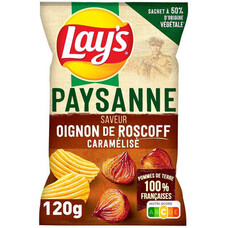 Lays Paysanne Oignon Caramélisés 120gr x 24 stuks