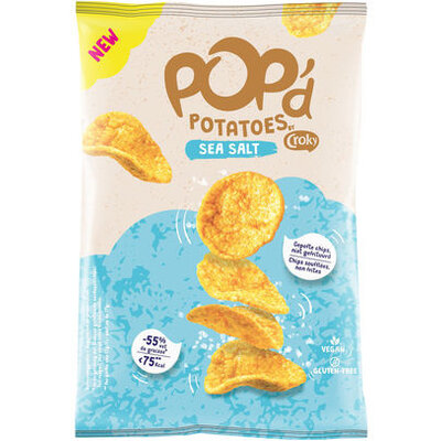 Vandaag besteld = Croky Pop’d Chips Sea Salt binnen 48 uur in huis.