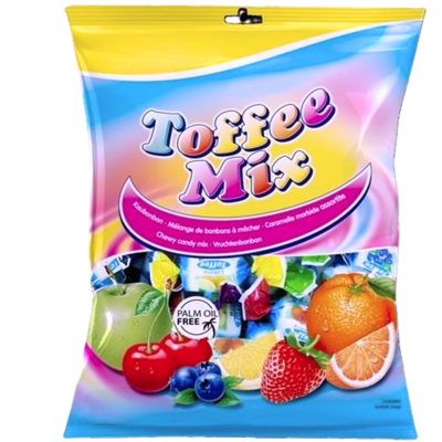 fruittoffees als strooisnoep of carnavalsnoep