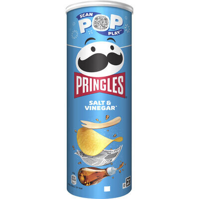 Pringles Salt and Vinegar – frisse bite, voordelig en snel bezorgd.