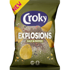 Croky Explosions Chips Salt & Pepper 40gr x 20 stuks
