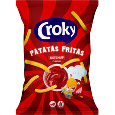 Croky Patatas Fritas Ketchup 100gr x 9 stuks