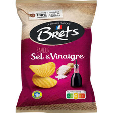 Chips Brets Sel Et Vinaigre 125gr x 10 stuks