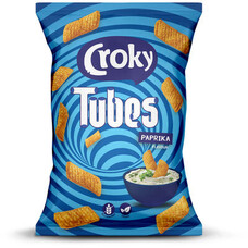 Croky Tubes Nacho Paprika 100gr x 12 stuks
