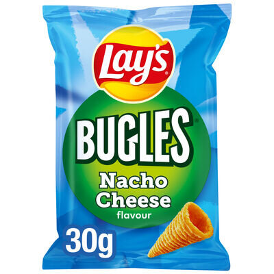Lay’s Bugles Nacho Cheese  altijd scherp geprijsd.