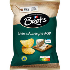 Brets Chips Bleu D'Auvergne 125gr x 10 stuks