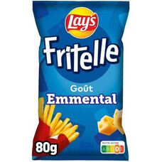 Lay's Fritelle Emmental Kaas  80gr x 15 stuks
