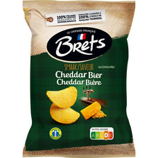 Brets Cheddar Biere Chips 125gr x 10 stuks