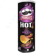 Pringles Hot Bbq Ribs 160gr x 19 stuks