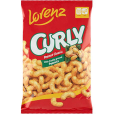 Lorenz Curly Peanuts 120gr x 14 stuks