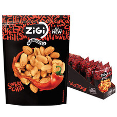 Peanuts Zigi Sweet Chili 70gr x 14 stuks