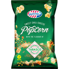 Jimmy's Sweet Chili Cheese Popcorn 90gr x 8 stuks