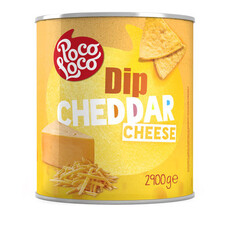 Poco Loco Cheddar Cheese Dip 2,9kg x 3 stuks