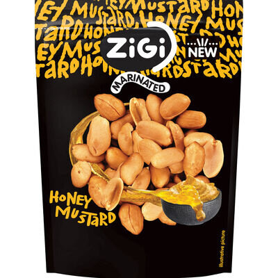 Haal de borrelsnack met bite in huis: Honey Mustard Peanuts – razendsnel thuisbezorgd.